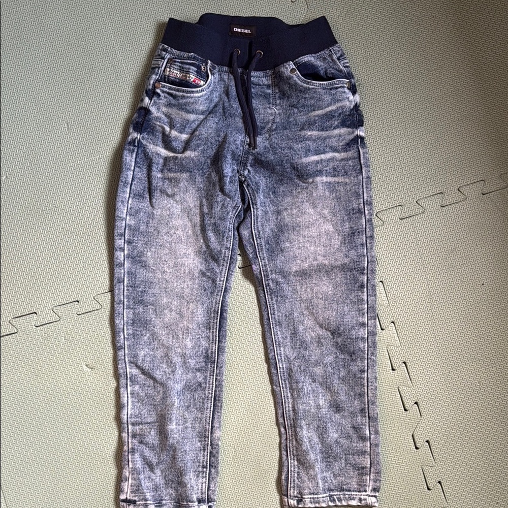 Diesel Denim Blue Kids Jogger Pants